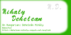 mihaly dehelean business card